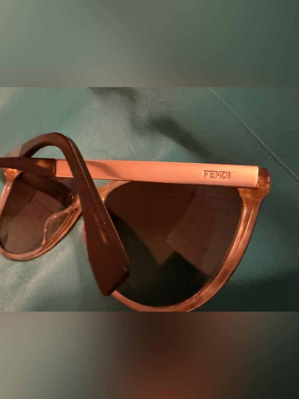 FENDI BROWN TORTOISE/ GOLD - Picture 9 of 9